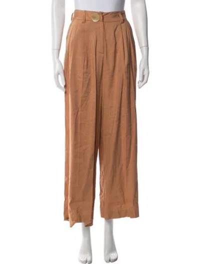 Pre-owned Rejina Pyo Wide Leg Pants In Orange