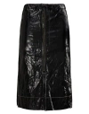 Rejina Pyo Woman Midi Skirt Black Size 6 Polyurethane, Nylon In Black