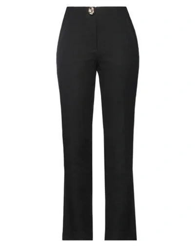 Rejina Pyo Woman Pants Black Size 2 Linen, Cotton