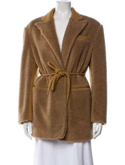 Pre-owned Rejina Pyo Wool Blazer In Neutral