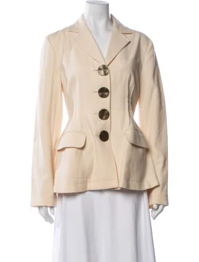Pre-owned Rejina Pyo Wool Blazer W/ Tags In Neutrals
