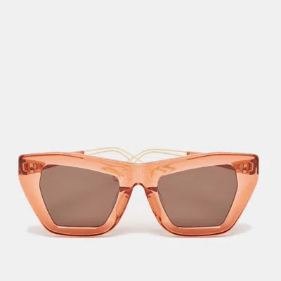 Rejina Pyo X Project Product Rejina Pyo X Product Orange/gold Rp-08c02 Butterfly Sunglasses