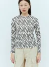 Rejina Pyo Pattern Printed Long-sleeved T-shirt In White