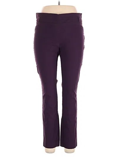 Pre-owned Rekucci Active Pants In Purple