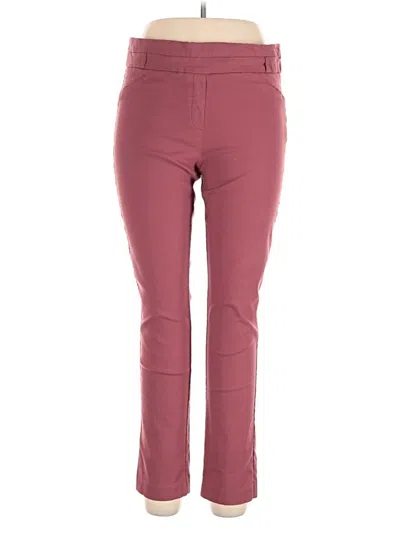 Pre-owned Rekucci Casual Pants In Burgundy