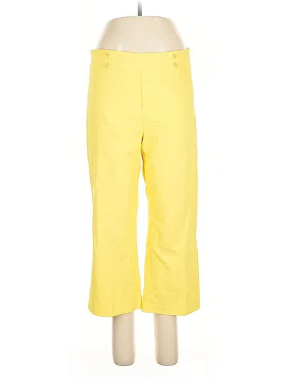 Pre-owned Rekucci Casual Pants In Yellow