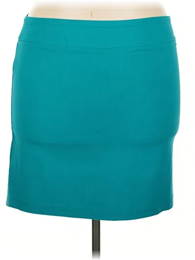 Pre-owned Rekucci Casual Skirt In Teal
