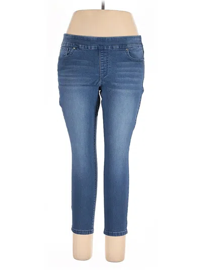 Pre-owned Rekucci Jeggings In Blue