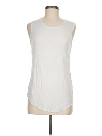 Pre-owned Rekucci Sleeveless T-shirt In Ivory