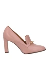 Relac Woman Loafers Antique Rose Size 8 Leather In Pink