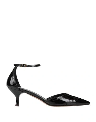 Relac Woman Pumps Black Size 8 Leather