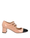 Relac Woman Pumps Blush Size 6 Leather In Pink