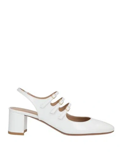 Relac Woman Pumps White Size 11 Leather