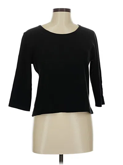 Pre-owned Relativity 3/4 Sleeve T-shirt In Black