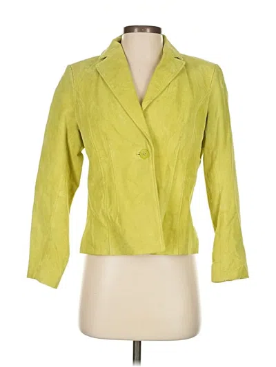 Pre-owned Relativity Blazer Jacket In Green