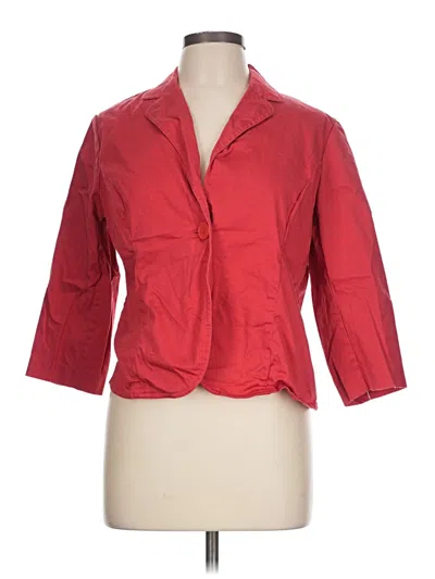 Pre-owned Relativity Blazer Jacket In Red
