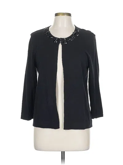 Pre-owned Relativity Cardigan Sweater In Black