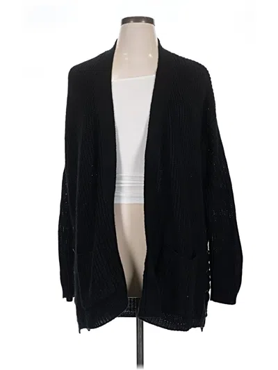 Pre-owned Relativity Cardigan Sweater In Black