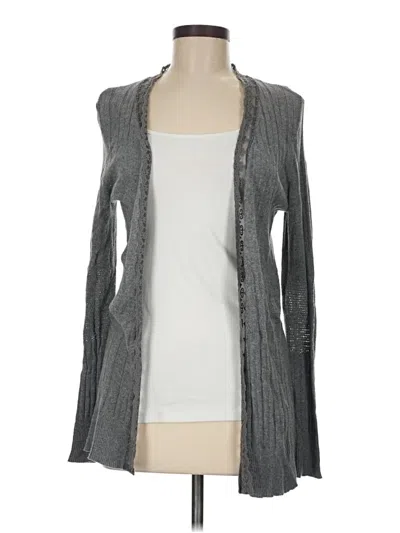 Pre-owned Relativity Cardigan Sweater In Gray