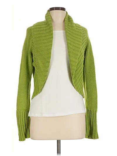 Pre-owned Relativity Cardigan Sweater In Green
