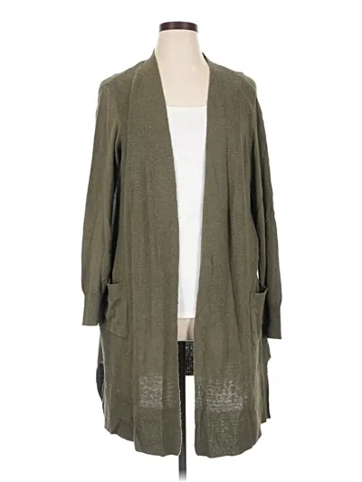 Pre-owned Relativity Cardigan Sweater In Green