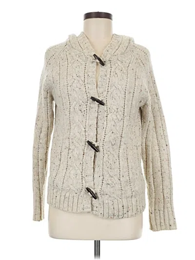 Pre-owned Relativity Cardigan Sweater In White