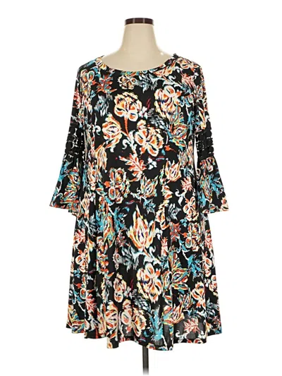 Pre-owned Relativity Casual Dress In Black