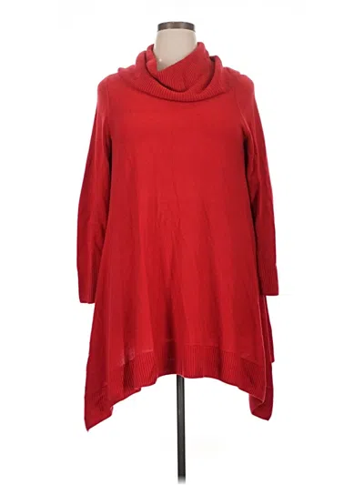 Pre-owned Relativity Casual Dress In Red