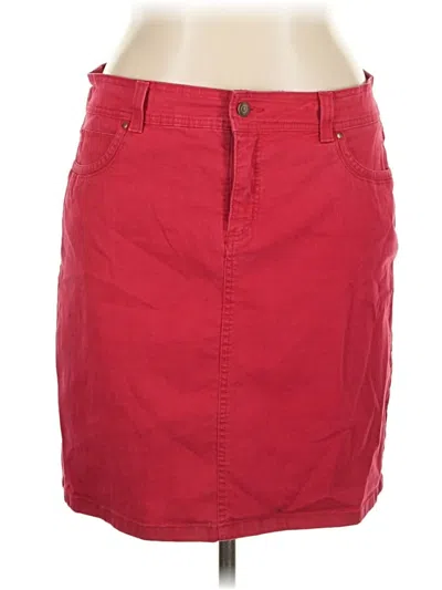 Pre-owned Relativity Casual Skirt In Red