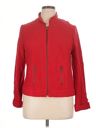 Pre-owned Relativity Jacket In Red