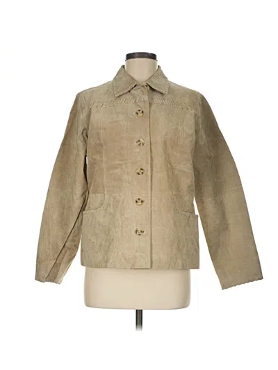 Pre-owned Relativity Jacket In Tan