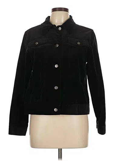 Pre-owned Relativity Long Sleeve Top Black Turtleneck Tops