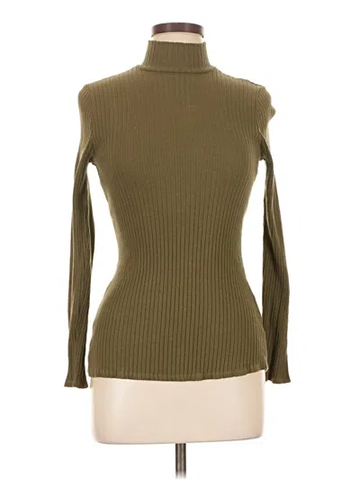 Pre-owned Relativity Long Sleeve Turtleneck In Brown