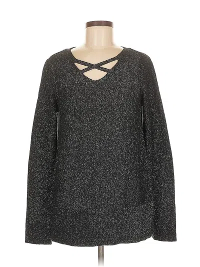 Pre-owned Relativity Pullover Sweater In Gray