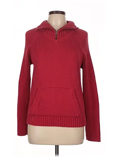 Pre-owned Relativity Pullover Sweater In Red