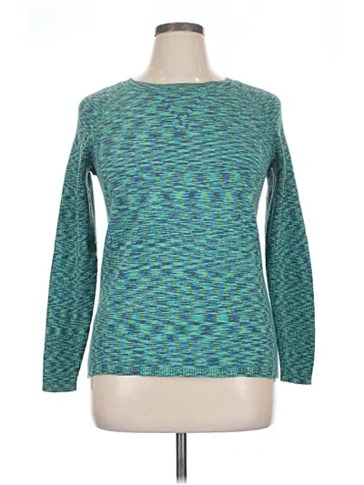 Pre-owned Relativity Pullover Sweater In Teal