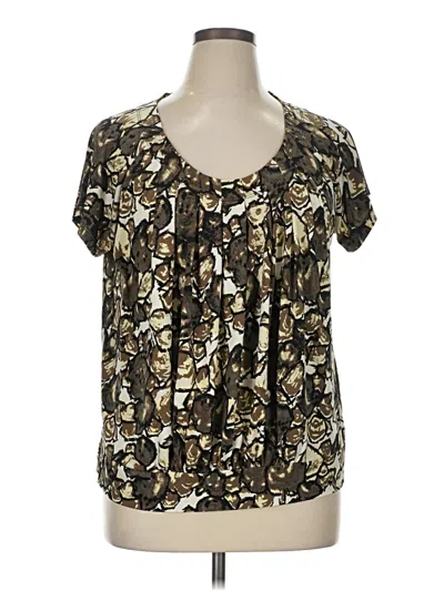 Pre-owned Relativity Short Sleeve T-shirt In Gold