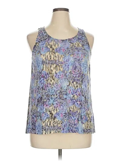 Pre-owned Relativity Sleeveless Blouse In Purple