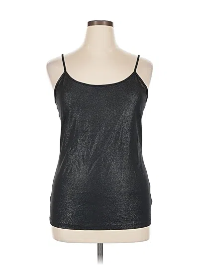 Pre-owned Relativity Tank Top Black Halter Neckline Tops