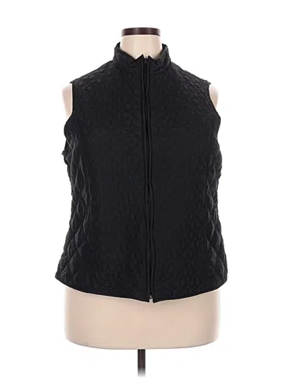 Pre-owned Relativity Vest In Black