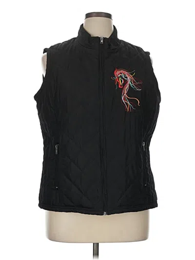 Pre-owned Relativity Vest In Black