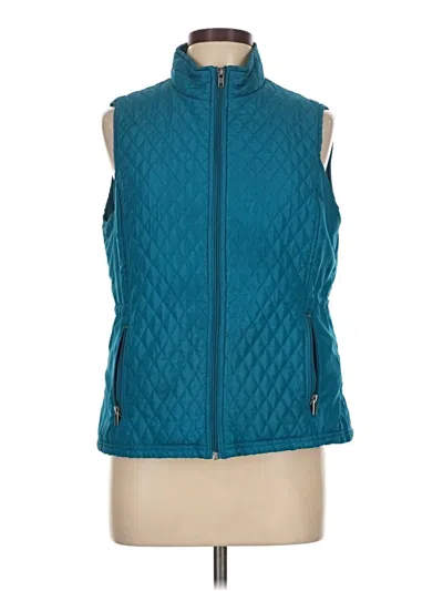 Pre-owned Relativity Vest In Blue