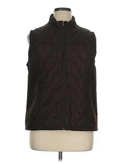 Pre-owned Relativity Vest In Brown