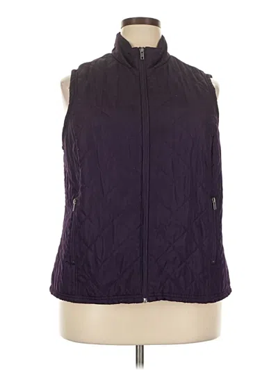 Pre-owned Relativity Vest In Purple
