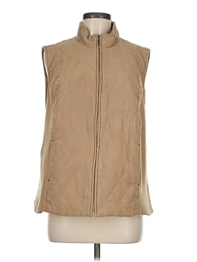 Pre-owned Relativity Vest In Tan