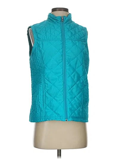Pre-owned Relativity Vest In Teal
