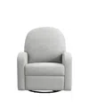 Relax A Lounger 31.9"w Polyester Phoenix Swivel Rocker Recliner In Light Gray