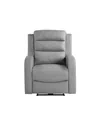 Relax A Lounger 32.3"w Polyester Akron Power Recliner In Gray