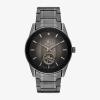 Relic By Fossil Mens Automatic Gray Stainless Steel Bracelet Watch Zr77338 In Black