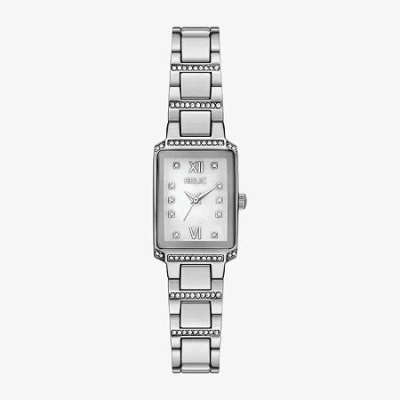 Relic By Fossil Natalie Womens Silver Tone Bracelet Watch Zr37305 In Metallic